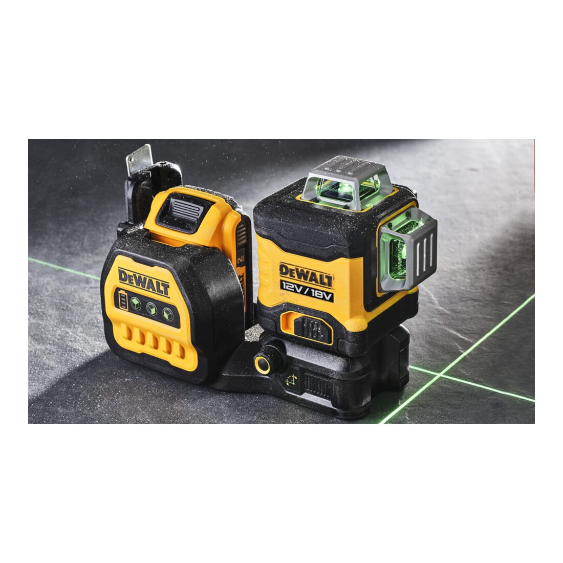DEWALT Laser multilinea verde 3x360 18V