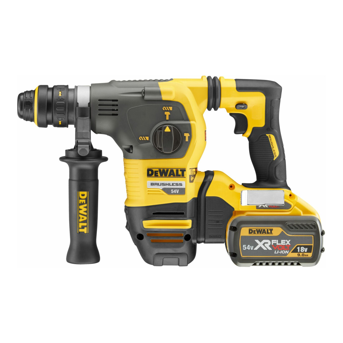DEWALT Martello combinato a batteria Flexvolt SDS-plus, 54 V DCH334X2-QW