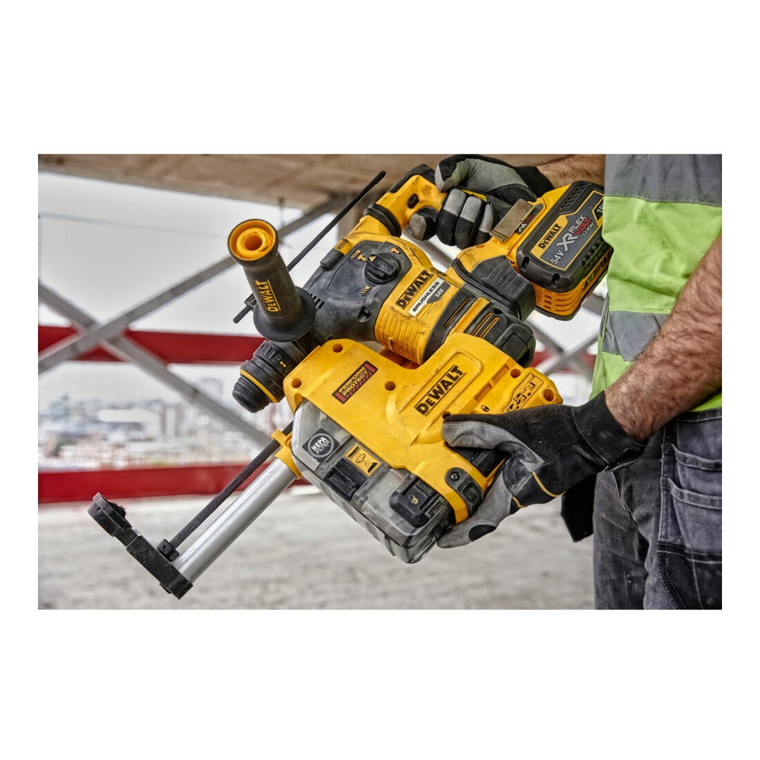 DEWALT Martello combinato a batteria Flexvolt SDS-plus, 54 V DCH334X2-QW