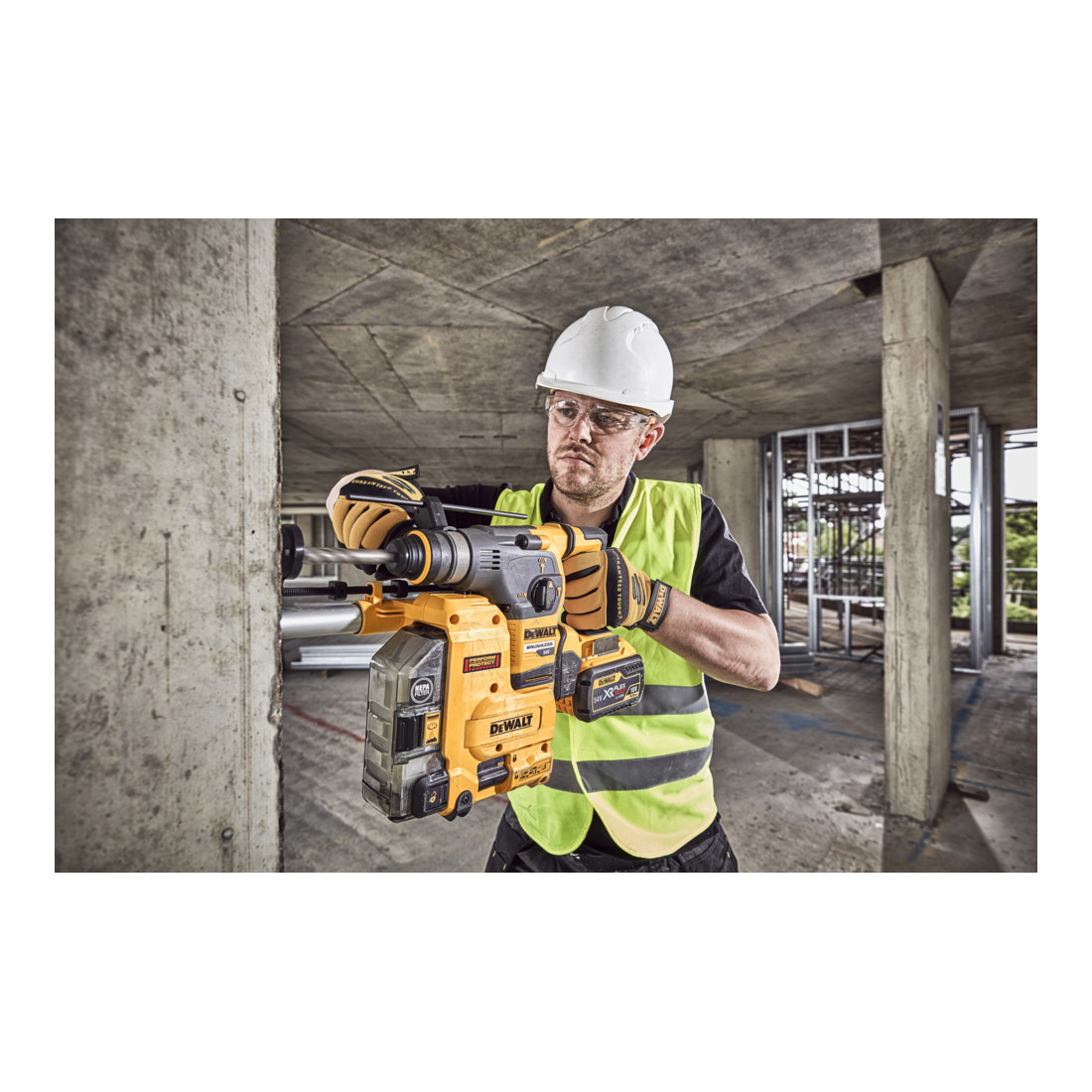 DEWALT Martello combinato a batteria SDS-plus 54 V DCH335X2-QW