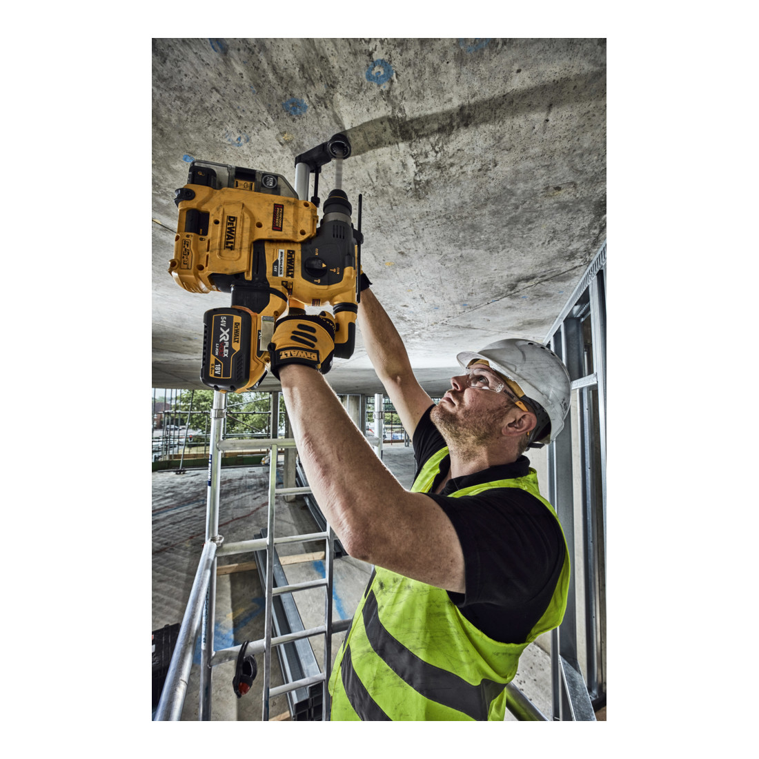 DEWALT Martello combinato a batteria SDS-plus 54 V DCH335X2-QW