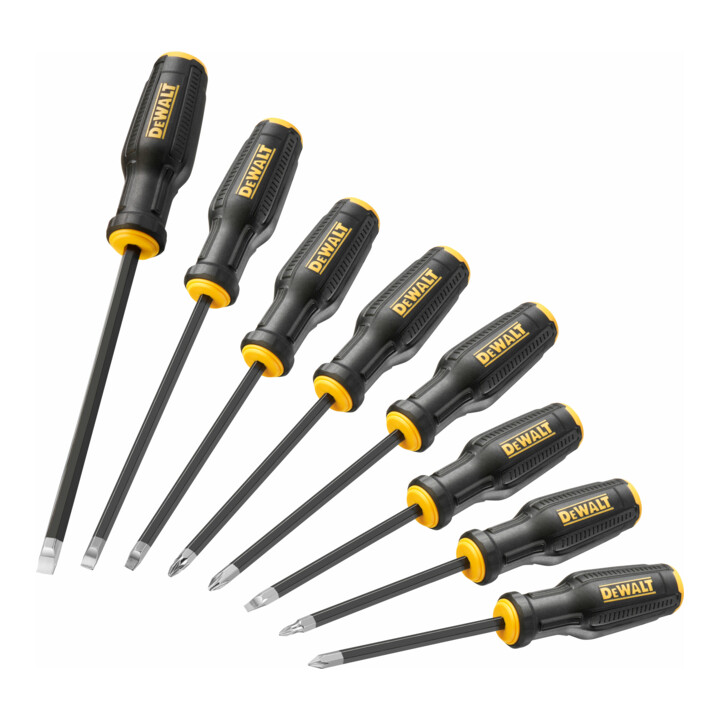 DEWALT MAXFIT Schraubendreher-Set 8-tlg. mit feststehender Klinge DWHT65102-0