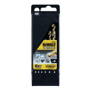 DEWALT metaalboor bitset HSS-Co 6 stuks DT4956-QZ