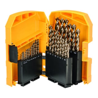 DEWALT metaalboorbeitelset HSS-Co 29-dl DT4957-QZ