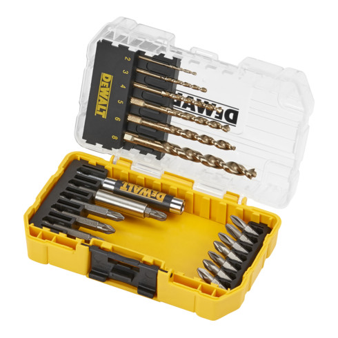 DEWALT metaalboorbit set 19 stuks HSS-G