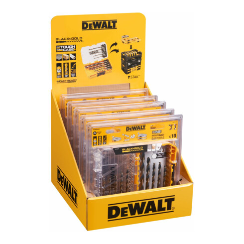 DEWALT Metaalboren set HSS-G 10 stuks hex.