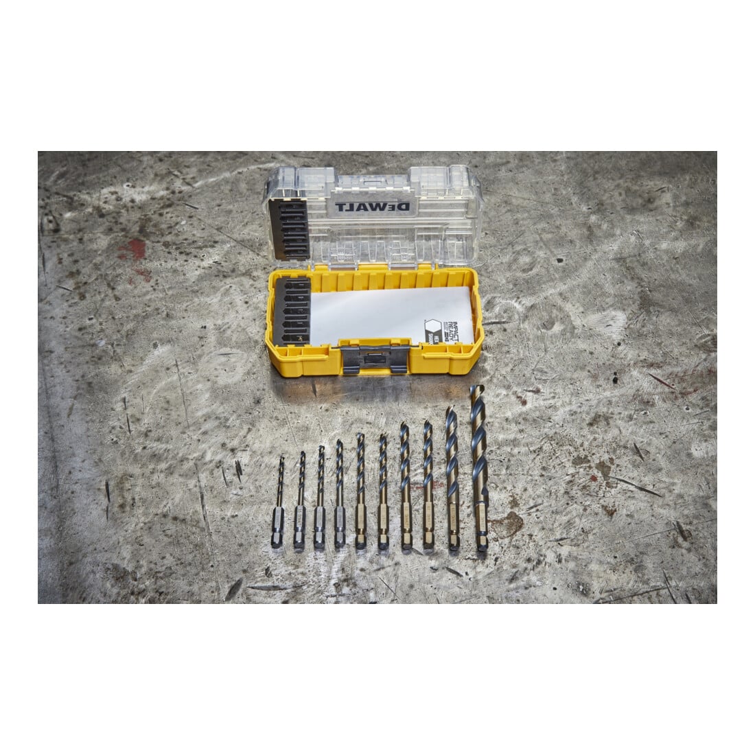 DEWALT Metallbohrer-Set HSS-G 10-tlg. Sechsk.