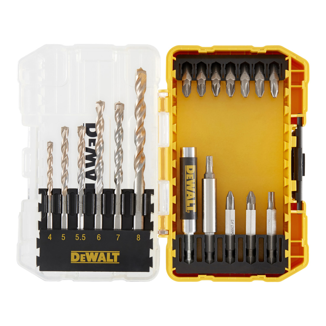 DEWALT metselboor bitset 19-dlg.