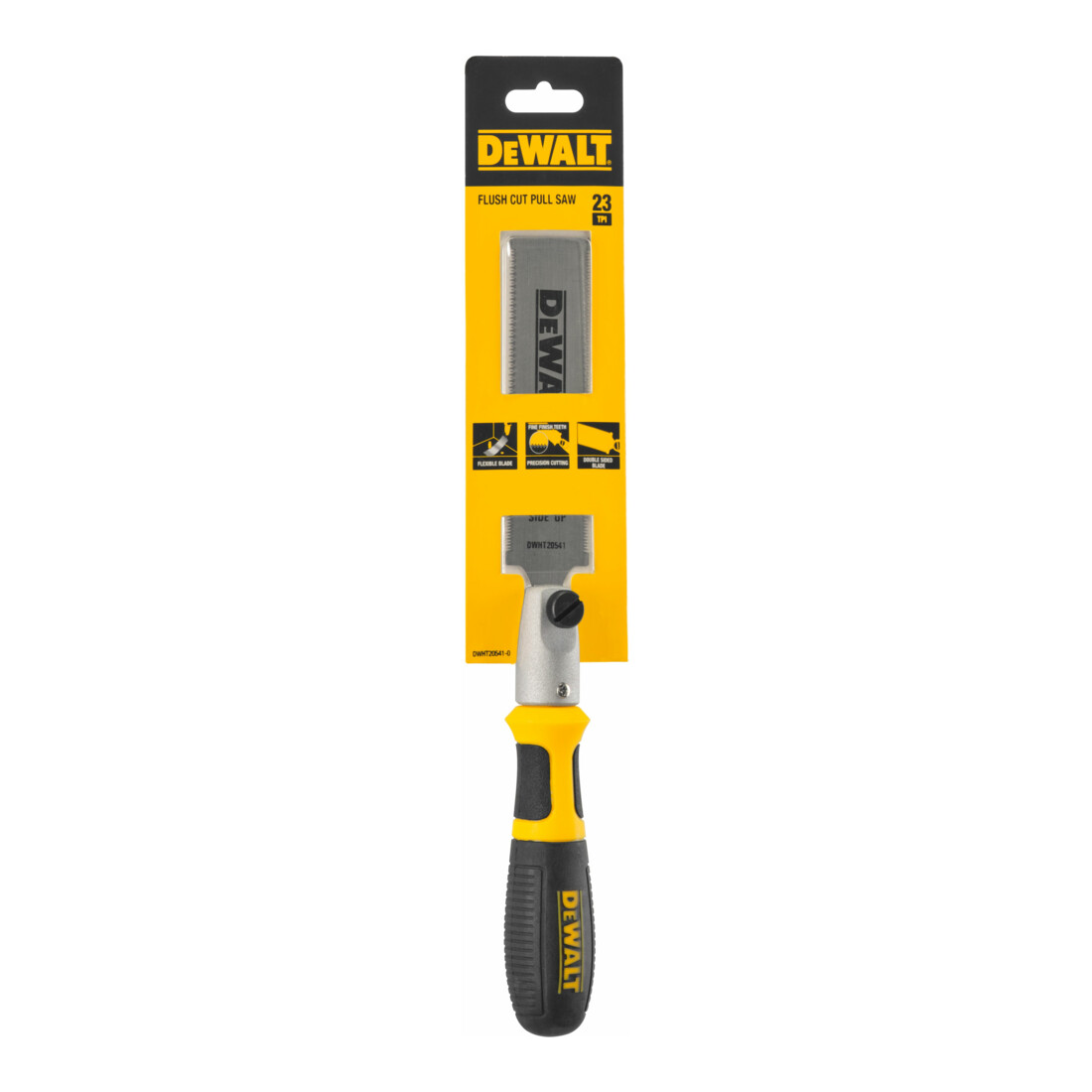 DEWALT Mini-Zugsäge 130mm 22 TPI doppelseitiges Sägeblatt DWHT20541-0