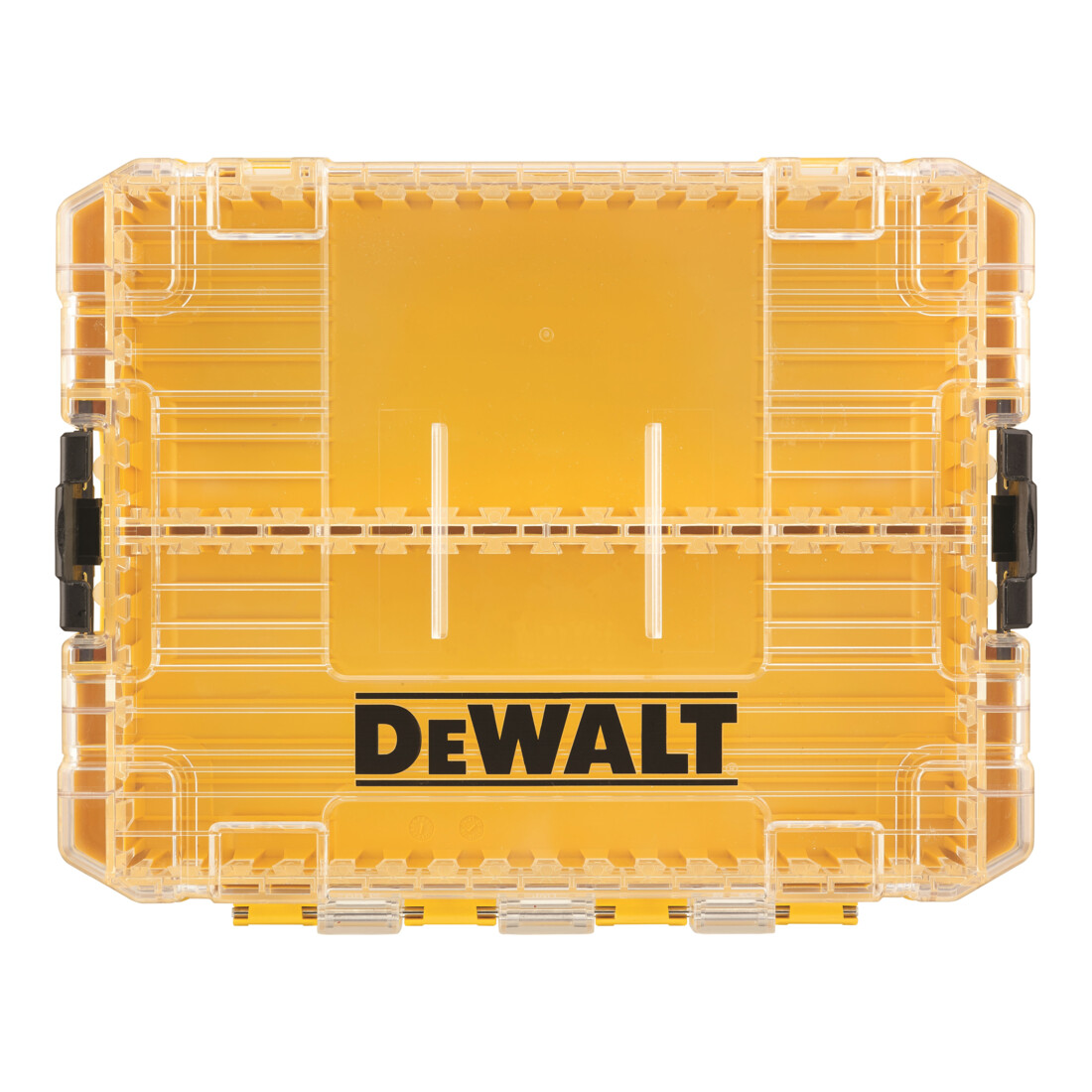 DEWALT Mittlerer TOUGHCASE™ Koffer inkl. Schüttboxen und Halterungen für 25mm und 57mm Schrauberbits, leer zum Nachfüllen DT70803-QZ