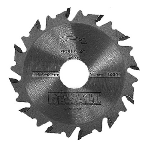 DEWALT Nutfräser HM 102/22/4,0 mm 12WZ DT1306-QZ