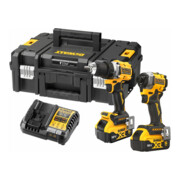 Dewalt Pack combo sans fil (2 pièces) 18V 5 Ah
