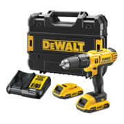 Dewalt Perceuse-visseuse sans fil 18 V, brushless, avec 2 batteries 1,5 Ah, set d’accessoires 39 pcs