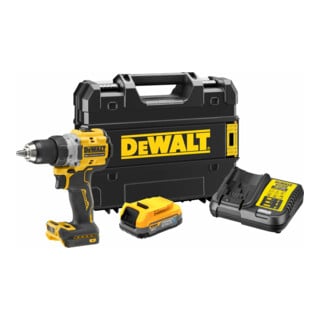 DEWALT Perceuse-visseuse sans fil 18V avec 1 batterie Powerstack 18V / 1,7 Ah