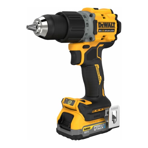 DEWALT Perceuse-visseuse sans fil 18V avec 1 batterie Powerstack 18V / 1,7 Ah