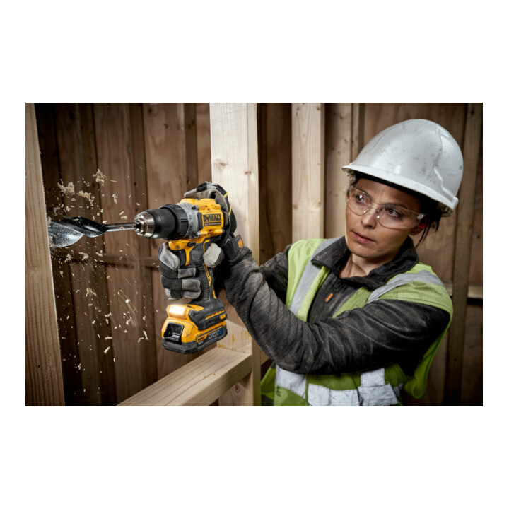 DEWALT Perceuse-visseuse sans fil 18V avec 1 batterie Powerstack 18V / 1,7 Ah