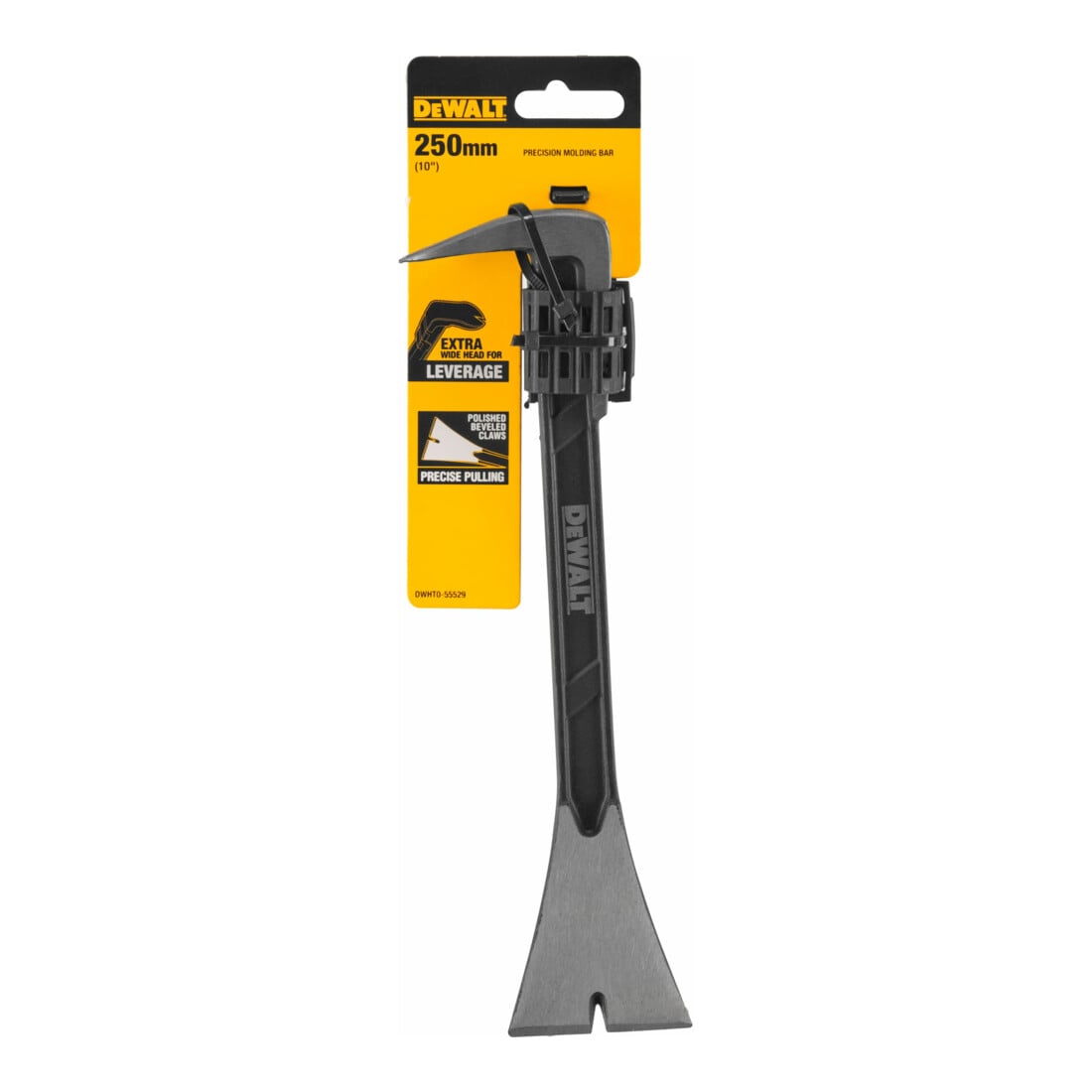 DEWALT Präzisionseisen 254mm flaches Klauenende DWHT0-55529