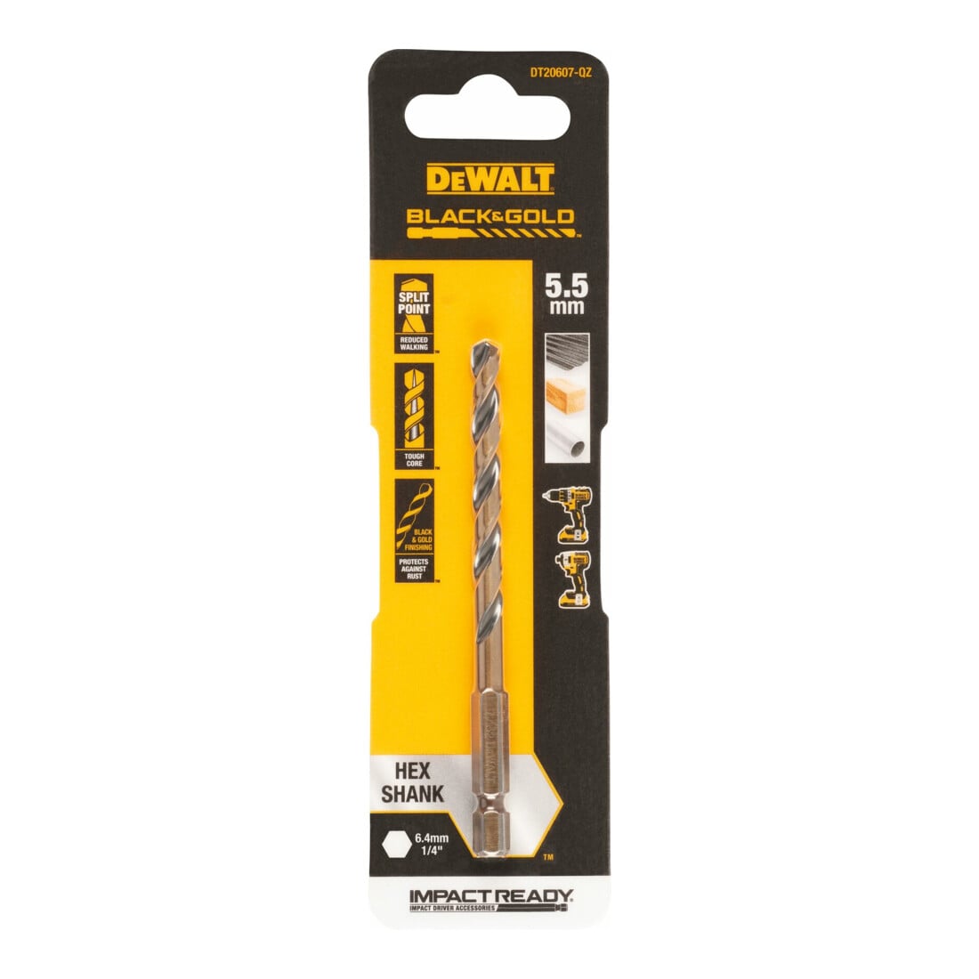 DEWALT Punte da metallo HSS-G