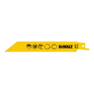 DEWALT reciprozaagblad BIM metaal 152 mmk DT2361-QZ