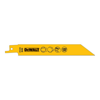 DEWALT reciprozaagblad BIM metaal 152 mmk DT2385-QZ