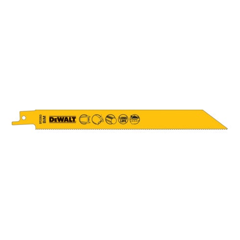 DEWALT reciprozaagblad BIM metaal 203 mmk DT2353-QZ