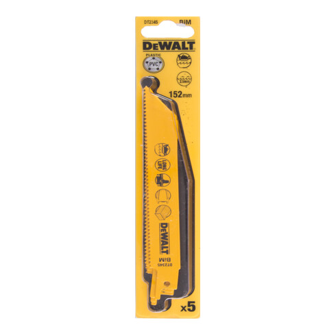 DEWALT reciprozaagblad BIM Uni 152 mmk DT2345-QZ