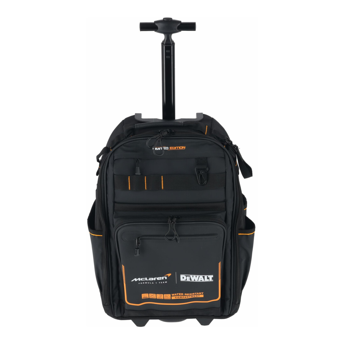 DEWALT Rucksack-Trolley MCLAREN Design mit Rollen und Teleskopgriff