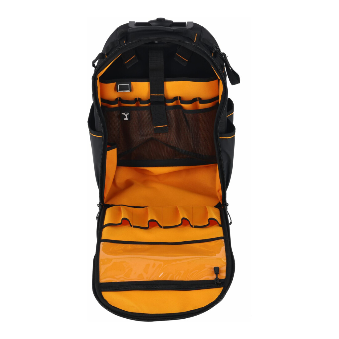 DEWALT Rucksack-Trolley MCLAREN Design mit Rollen und Teleskopgriff