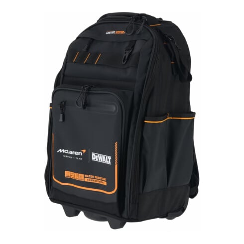 DEWALT Rucksack-Trolley MCLAREN Design mit Rollen und Teleskopgriff
