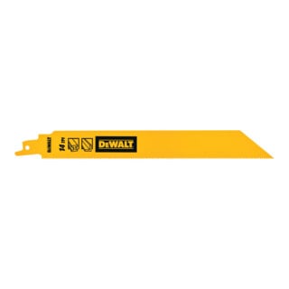 DEWALT Säbelsägeblatt BIM 1Z Metall 228mm 14TPI