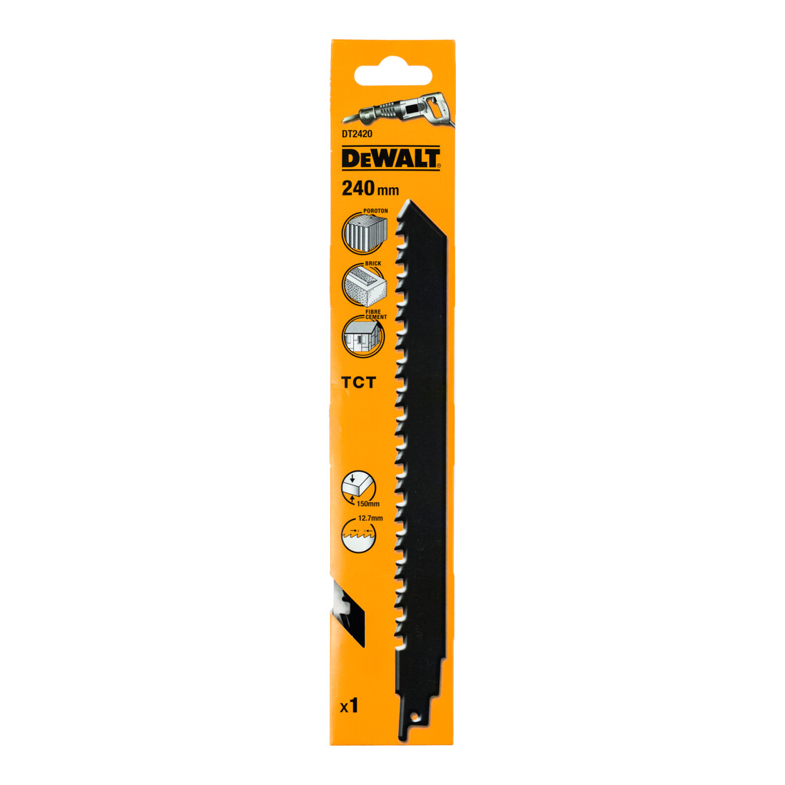 DEWALT Trennscheibe Edelstahl flach Stein 12.7