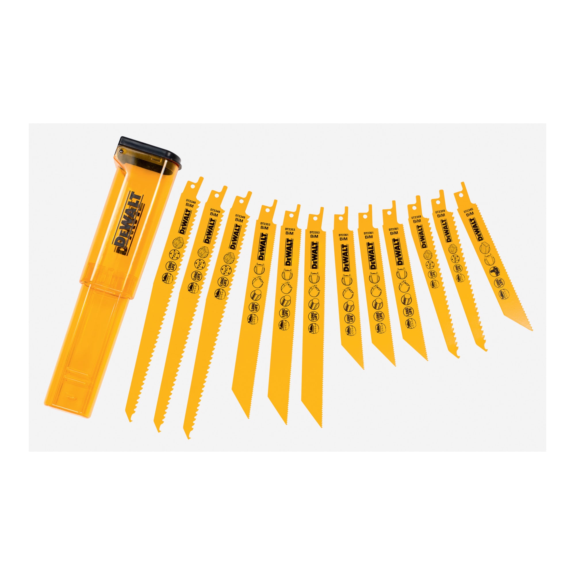 DEWALT Säbelsägeblatt-Set 12-tlg. DT2445-QZ