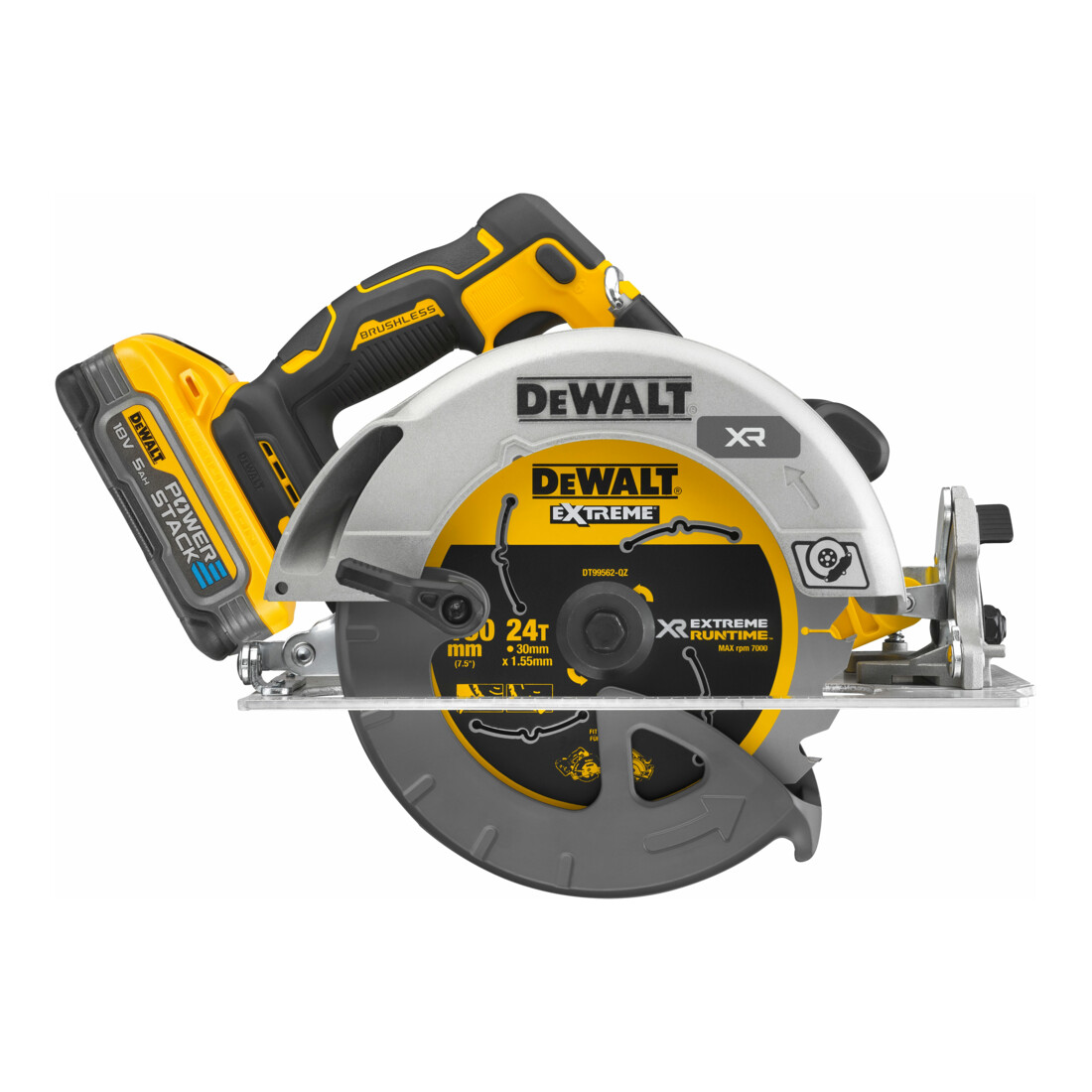 DEWALT Sega circolare manuale a batteria 18V/5Ah