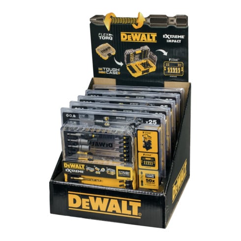 DEWALT Set di bit e punte 25 pz. resistente agli urti HSS-G DT70735T-QZ