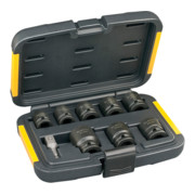 DEWALT Set di chiavi a bussola 9 pz. resistente agli urti DT7507-QZ