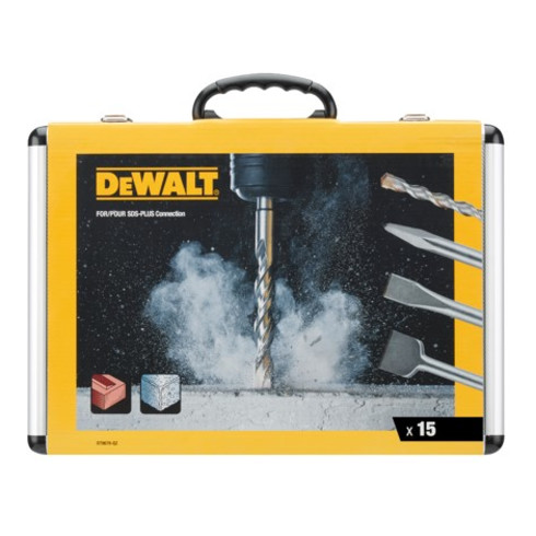 DEWALT Set di scalpelli e punte 15 pz. SDS-plus DT9679-QZ