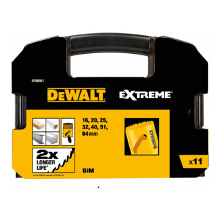 DEWALT Set di seghe a tazza per elettricisti BIM, 11pz.