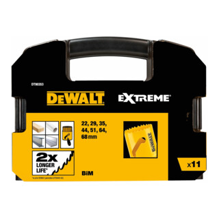 DEWALT Set di seghe a tazza universali BIM, 11pz.