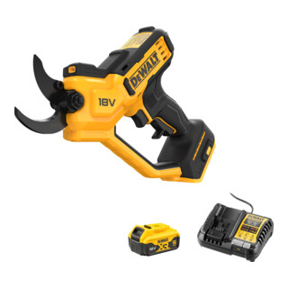 DeWalt Set Ébrancheur sans fil 18V, Ø coupe 38 mm + Batterie 5Ah + Chargeur 4A