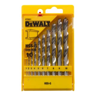 DEWALT Set HSS-G 1-10 (10 pièces) DT5921-QZ