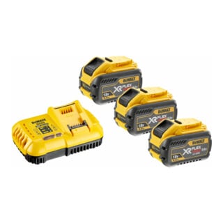 DEWALT Starter Set Flexvolt 3x Batteria, 54V/162Wh DCB118X3-QW