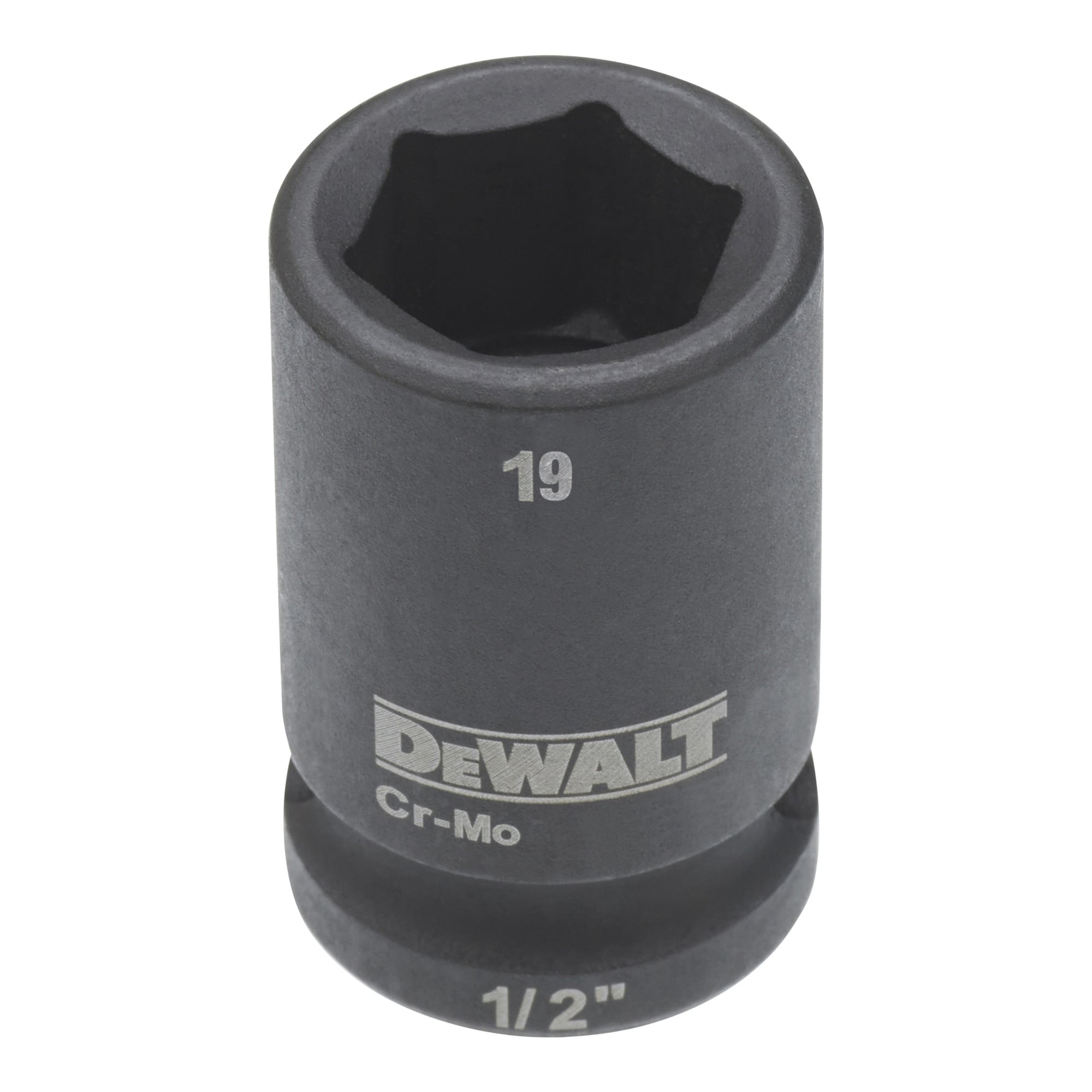 DEWALT Steckschlüssel kurz 19mm 1/2 schlagfest