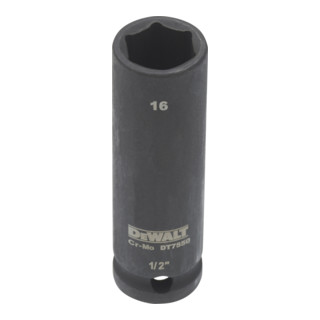 DEWALT Steckschlüssel Lang 16mm 1/2 schlagfest