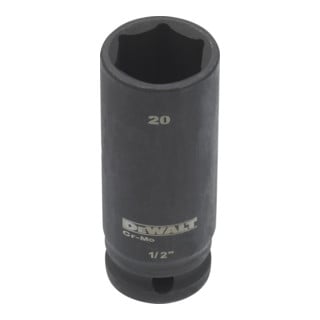 DEWALT Steckschlüssel Lang 20mm 1/2 schlagfest