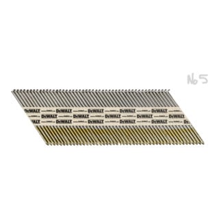 DEWALT stripspijker DNPT 2,8 x 63 mm 33 graden glad blank