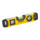 DEWALT Torpedo-Hohlprofil-Wasserwaage 25cm rotierbare Libelle DWHT0-43003-4