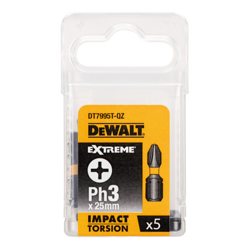 DEWALT Bit di torsione resistente agli urti pz.3 50mm 5pz. - DT7392T-QZ