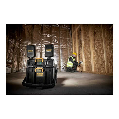 DEWALT ToughSystem Cassetta Porta Attrezzi con Luce