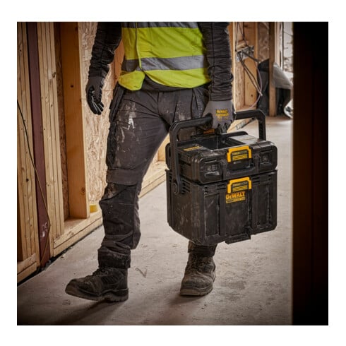 DEWALT ToughSystem Cassetta Porta Attrezzi con Luce