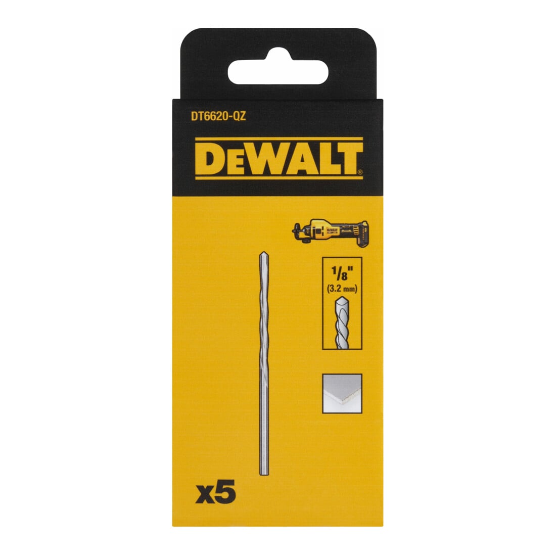 DEWALT Trockenbaufräser Pilot Point 1/8 Zoll